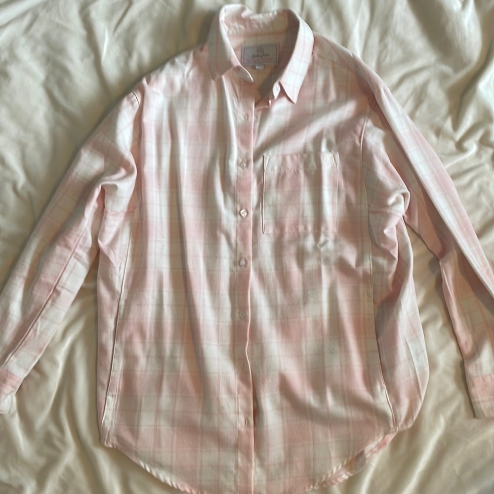 Lauren James-size Small. Pink and white
